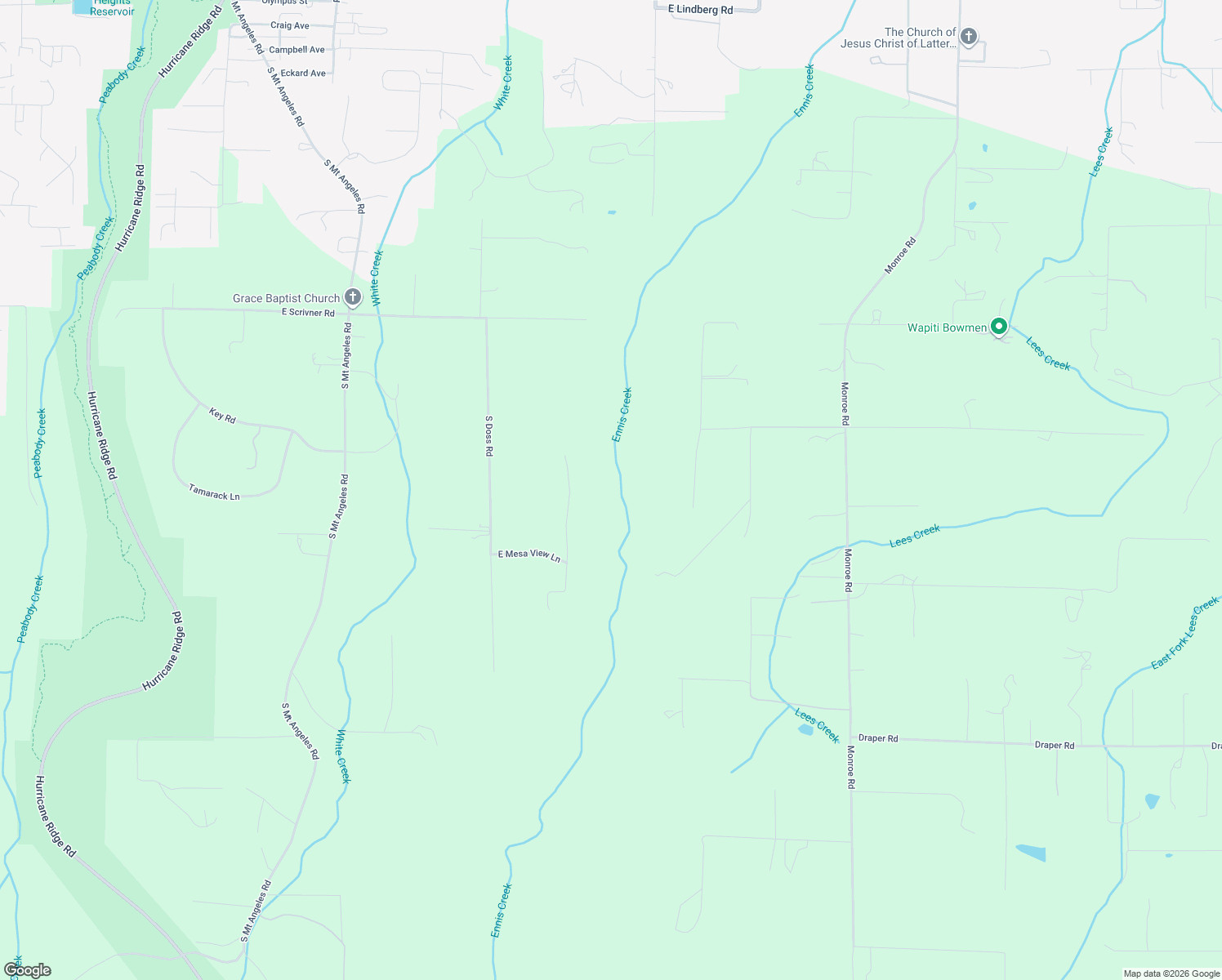 map of restaurants, bars, coffee shops, grocery stores, and more near 5010 S Mountain Terrace Way in Port Angeles