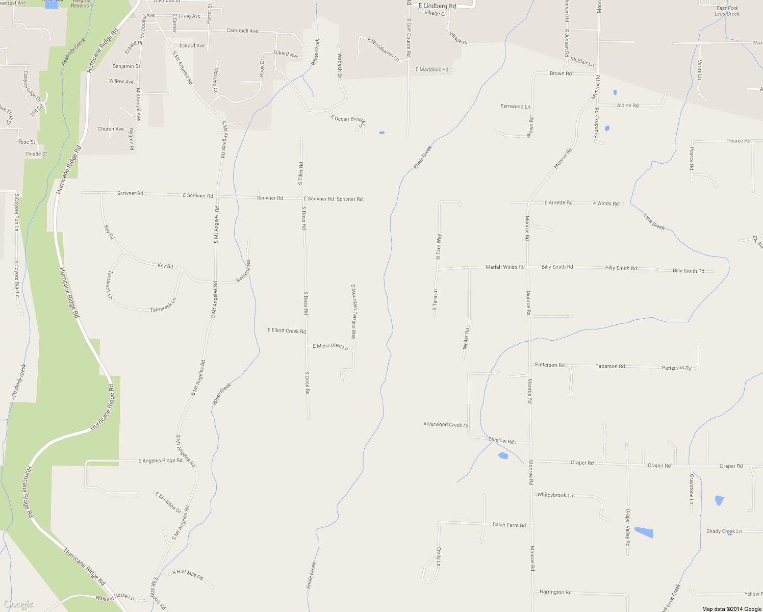 map of restaurants, bars, coffee shops, grocery stores, and more near 5010 S Mountain Terrace Way in Port Angeles