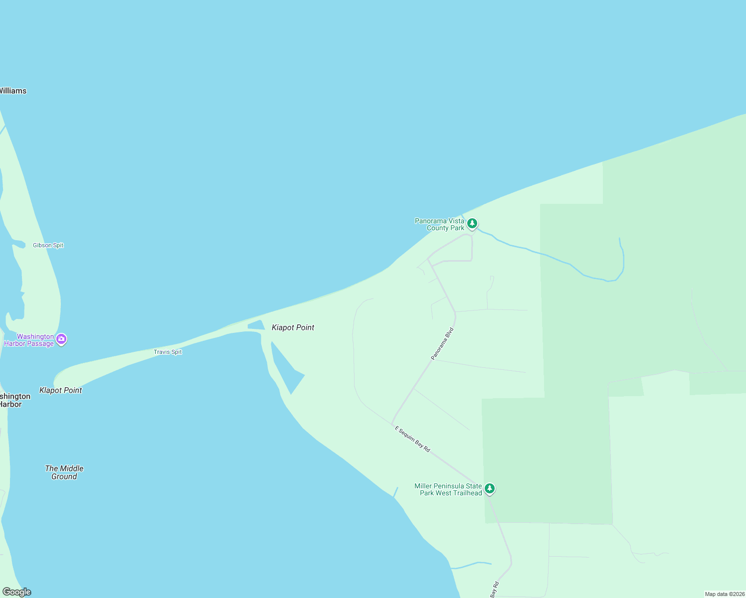 map of restaurants, bars, coffee shops, grocery stores, and more near 4598 East Sequim Bay Road in Sequim