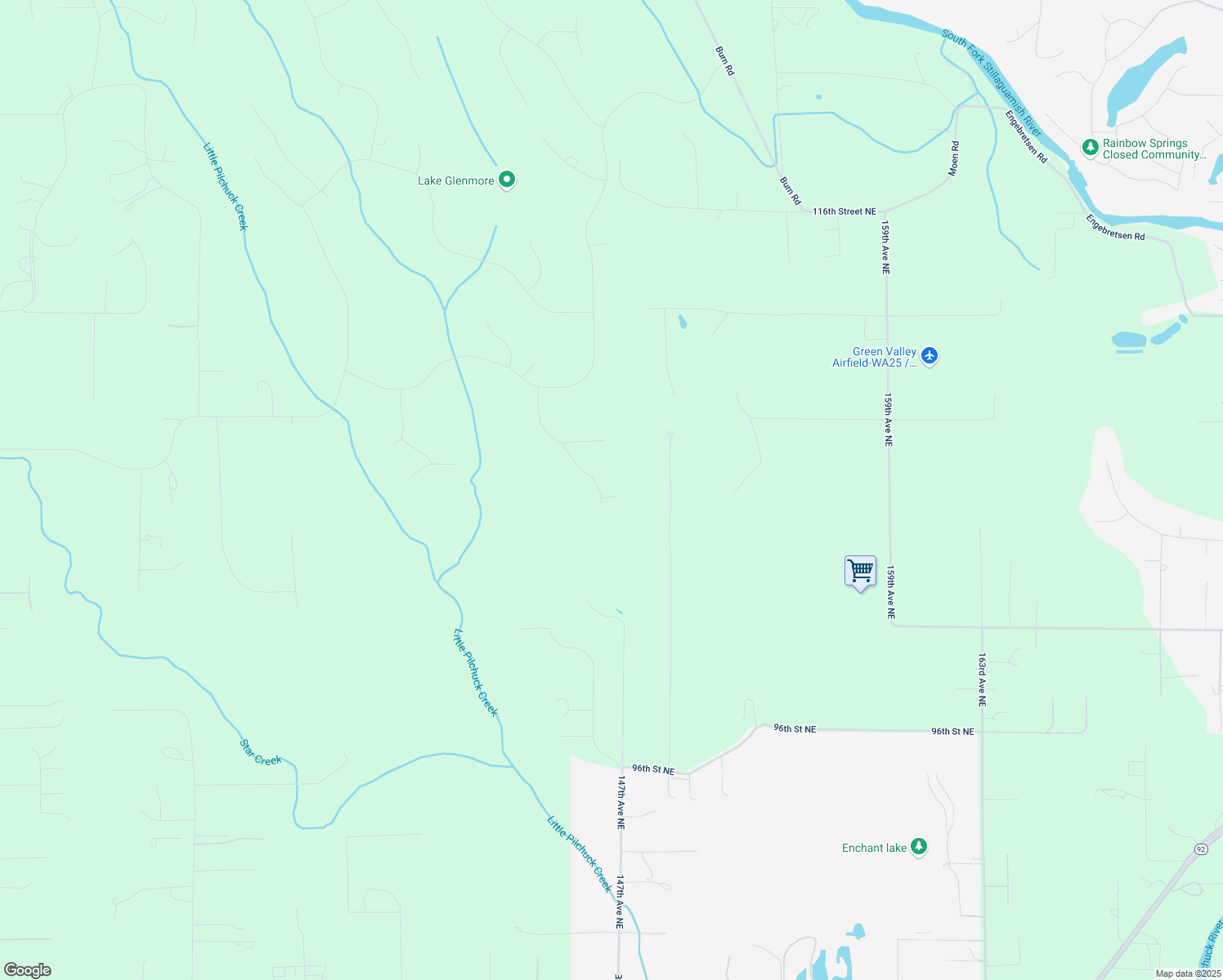 map of restaurants, bars, coffee shops, grocery stores, and more near 10508 149th Avenue Northeast in Granite Falls