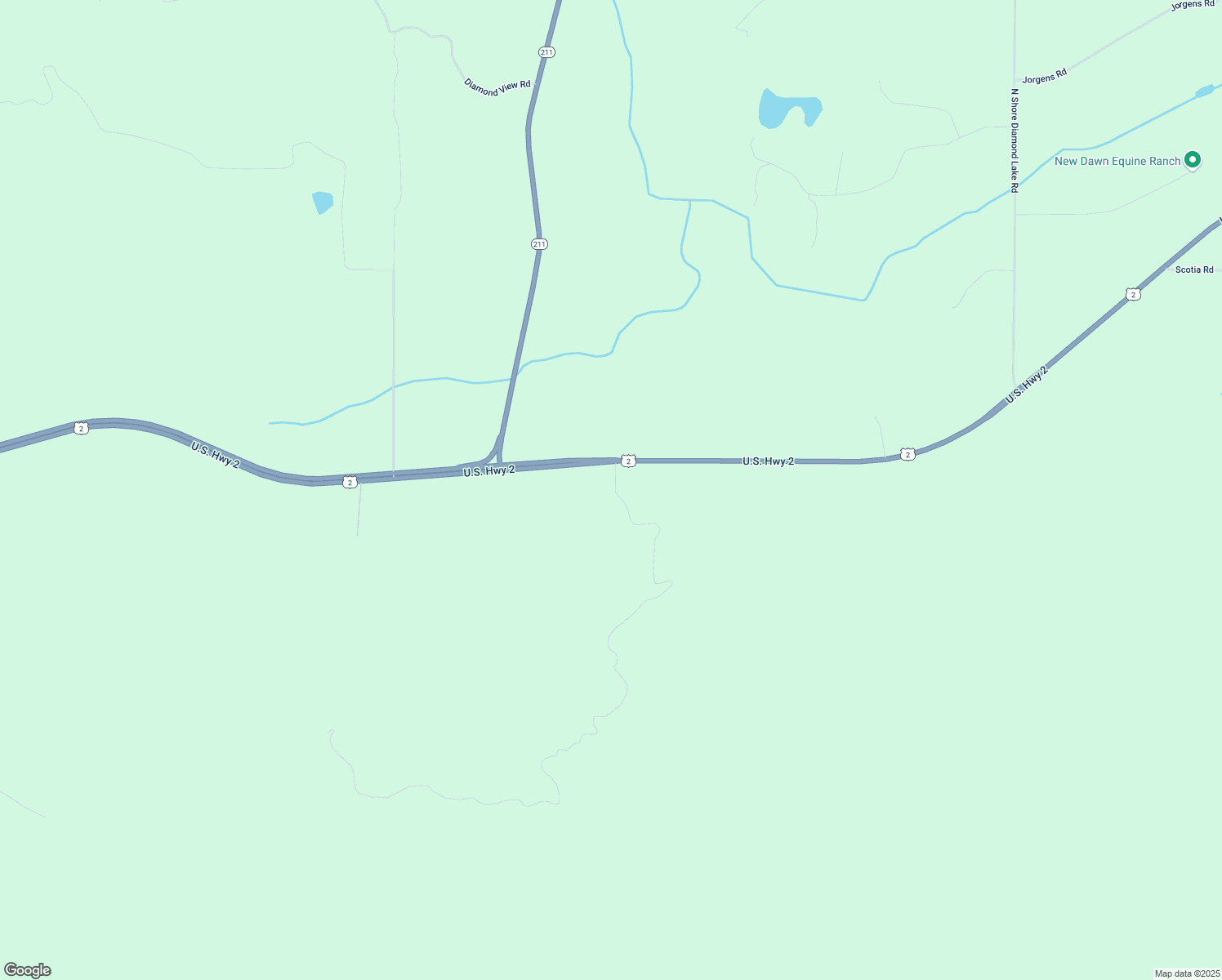 map of restaurants, bars, coffee shops, grocery stores, and more near 321732 U.S. 2 in Newport