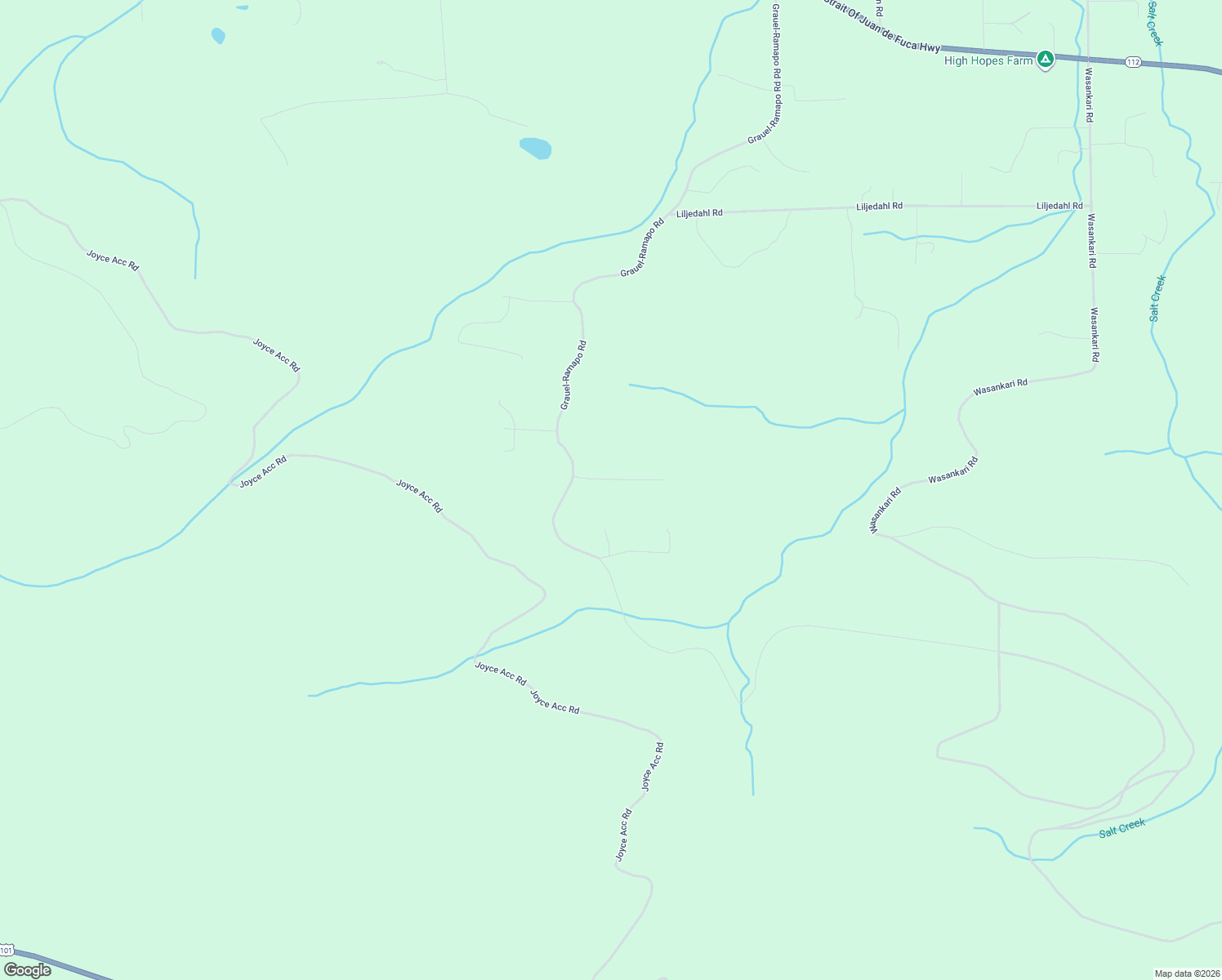 map of restaurants, bars, coffee shops, grocery stores, and more near 37 Bear Valley Lane in Port Angeles