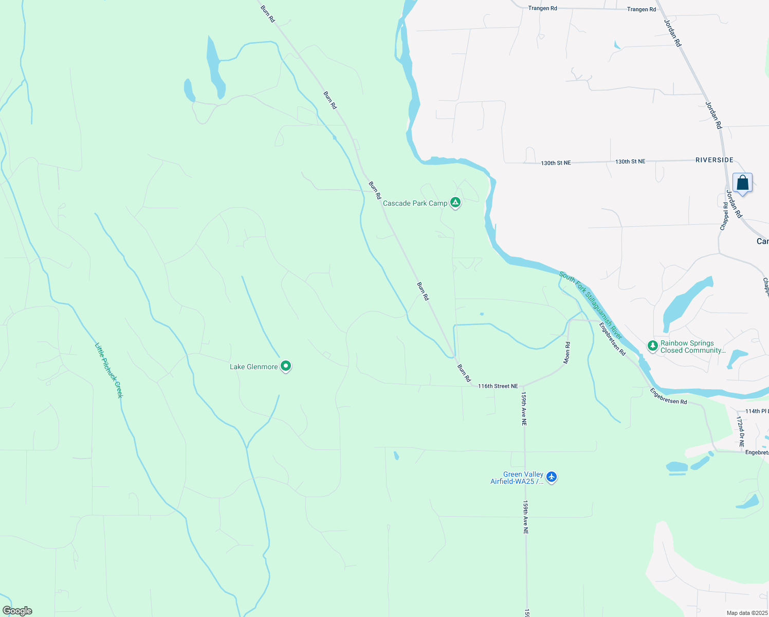 map of restaurants, bars, coffee shops, grocery stores, and more near 14817 121st Place Northeast in Lake Stevens