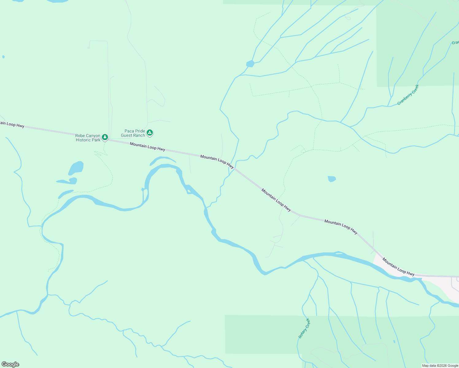 map of restaurants, bars, coffee shops, grocery stores, and more near 29120 Mountain Loop Hwy in Granite Falls
