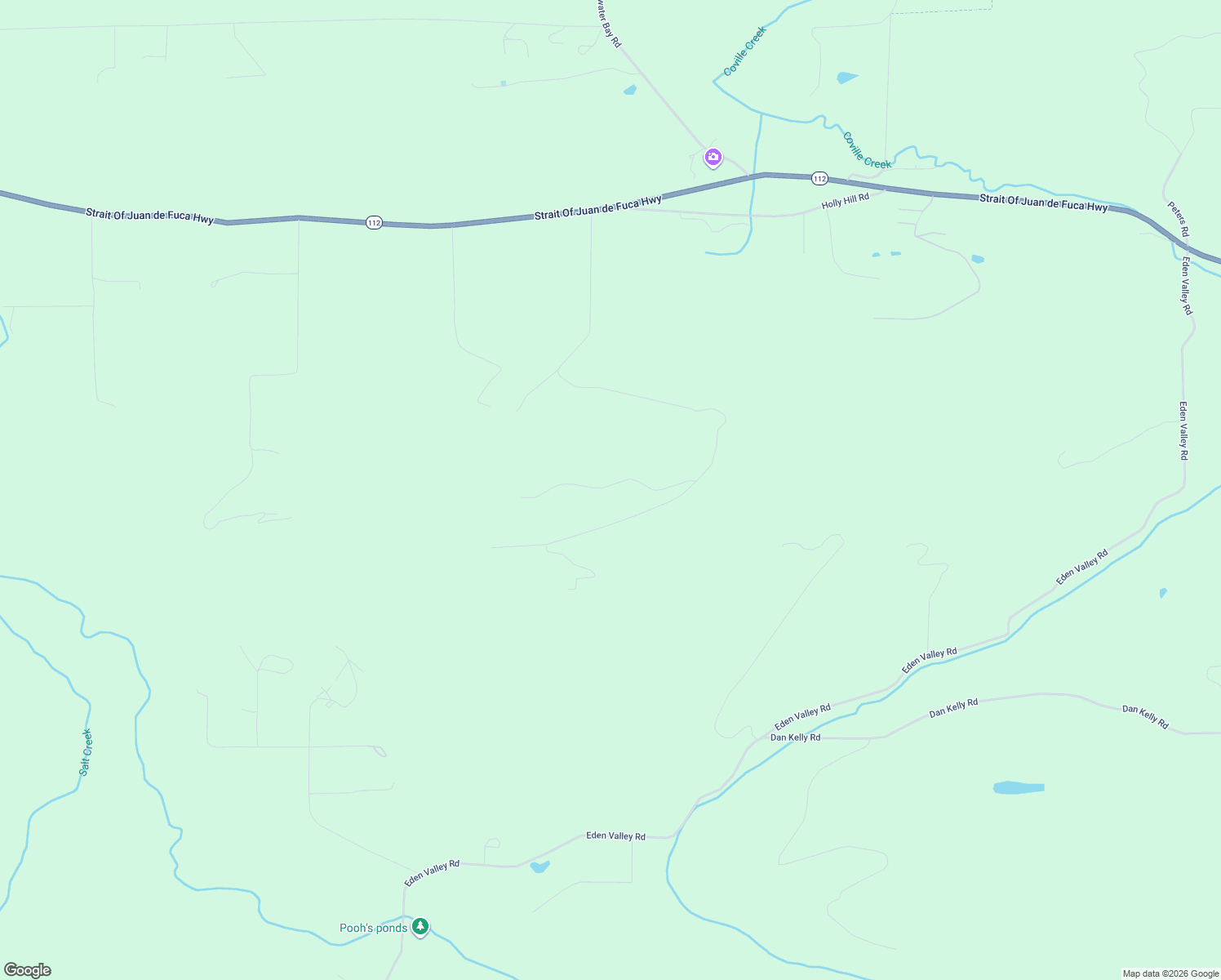 map of restaurants, bars, coffee shops, grocery stores, and more near 850 Eagle Heights Road in Port Angeles
