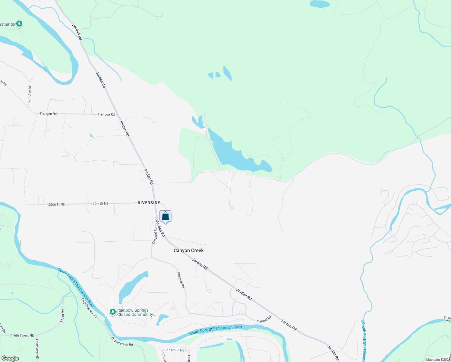 map of restaurants, bars, coffee shops, grocery stores, and more near 13113 179th Avenue Northeast in Arlington