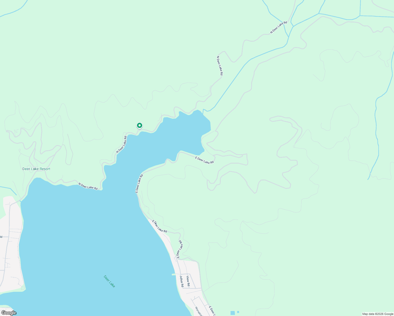 map of restaurants, bars, coffee shops, grocery stores, and more near 47579 East Deer Lake Way in Loon Lake