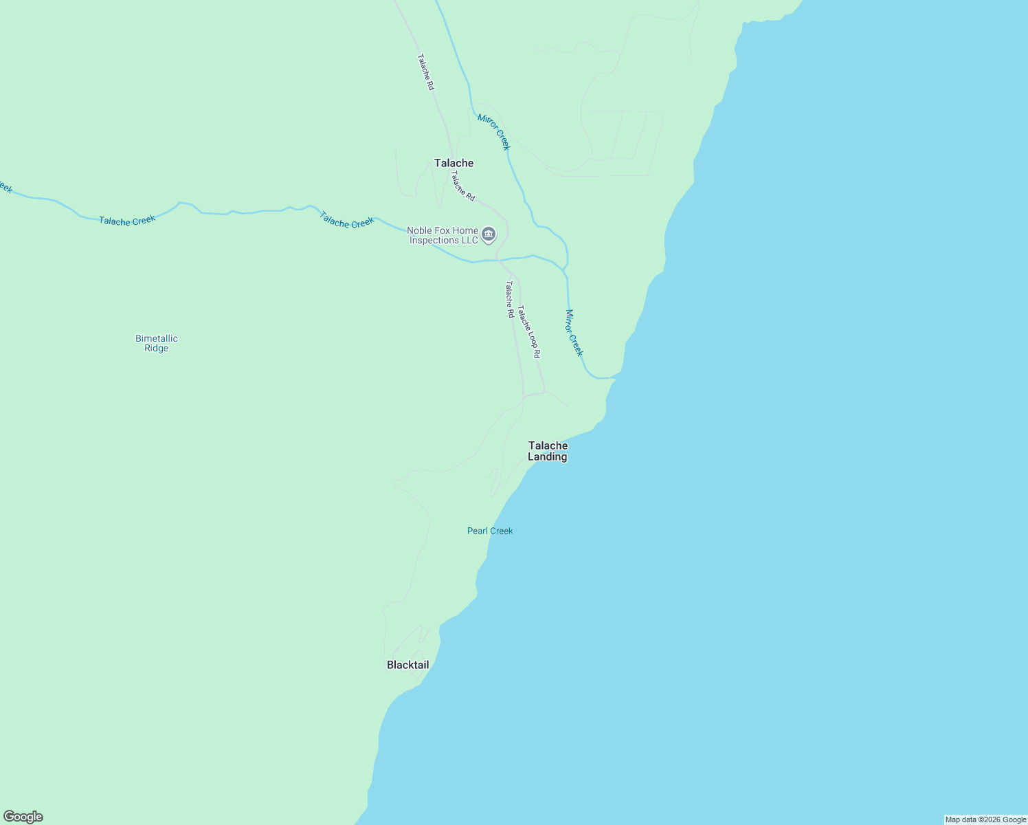 map of restaurants, bars, coffee shops, grocery stores, and more near 26 Pearl Creek Road in Sagle
