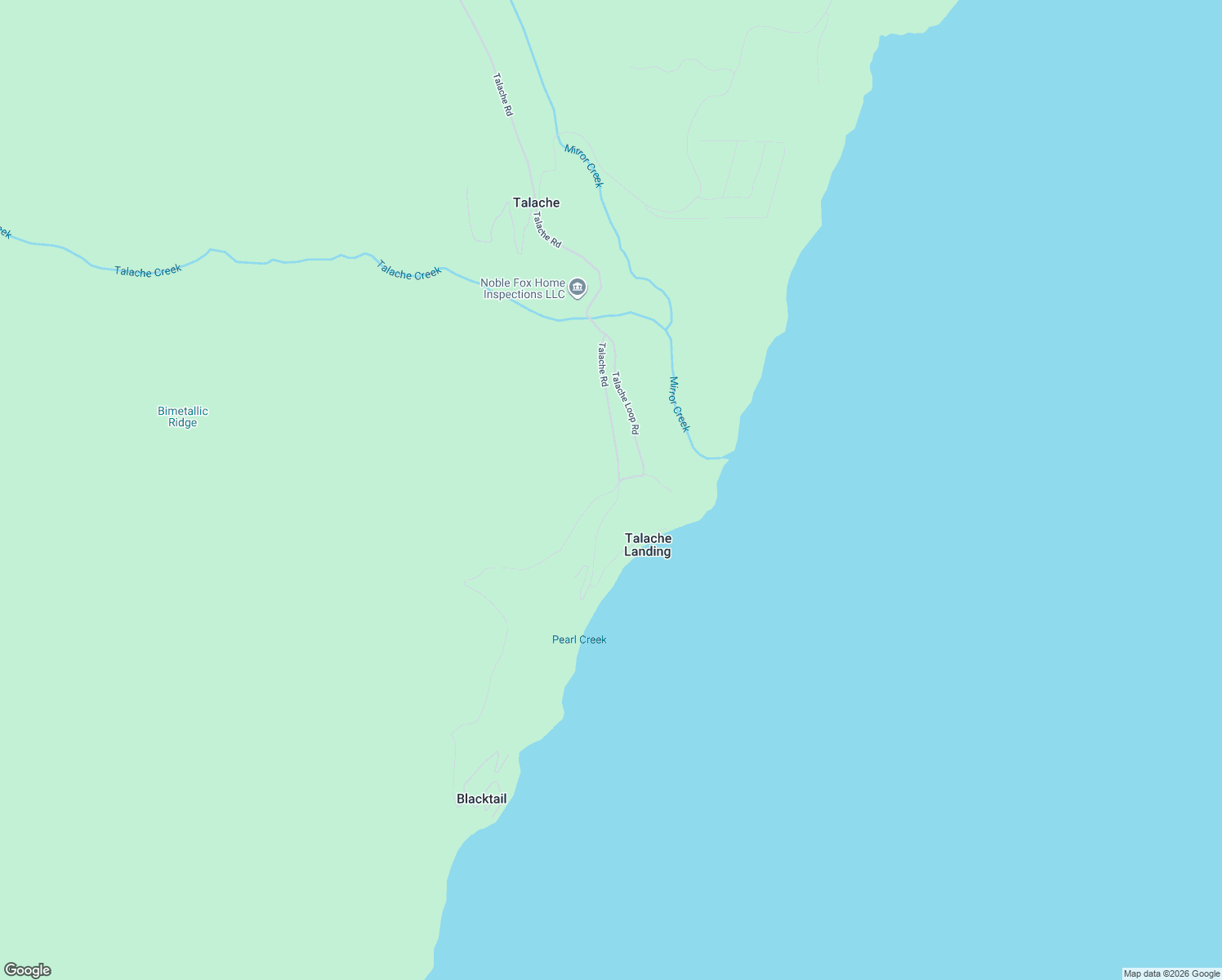 map of restaurants, bars, coffee shops, grocery stores, and more near 26 Pearl Creek Road in Sagle