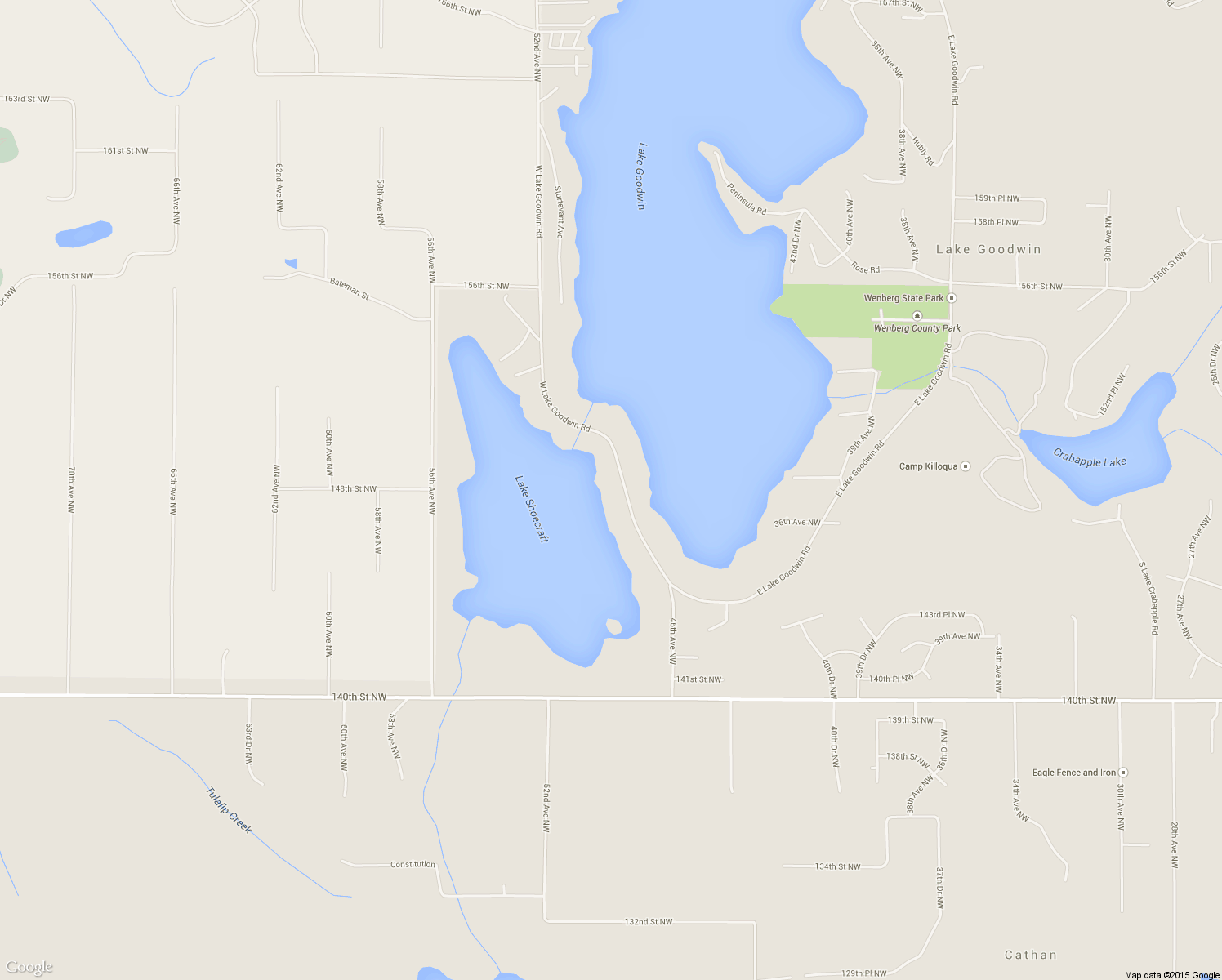 map of restaurants, bars, coffee shops, grocery stores, and more near 14800 West Lake Goodwin Road in Stanwood