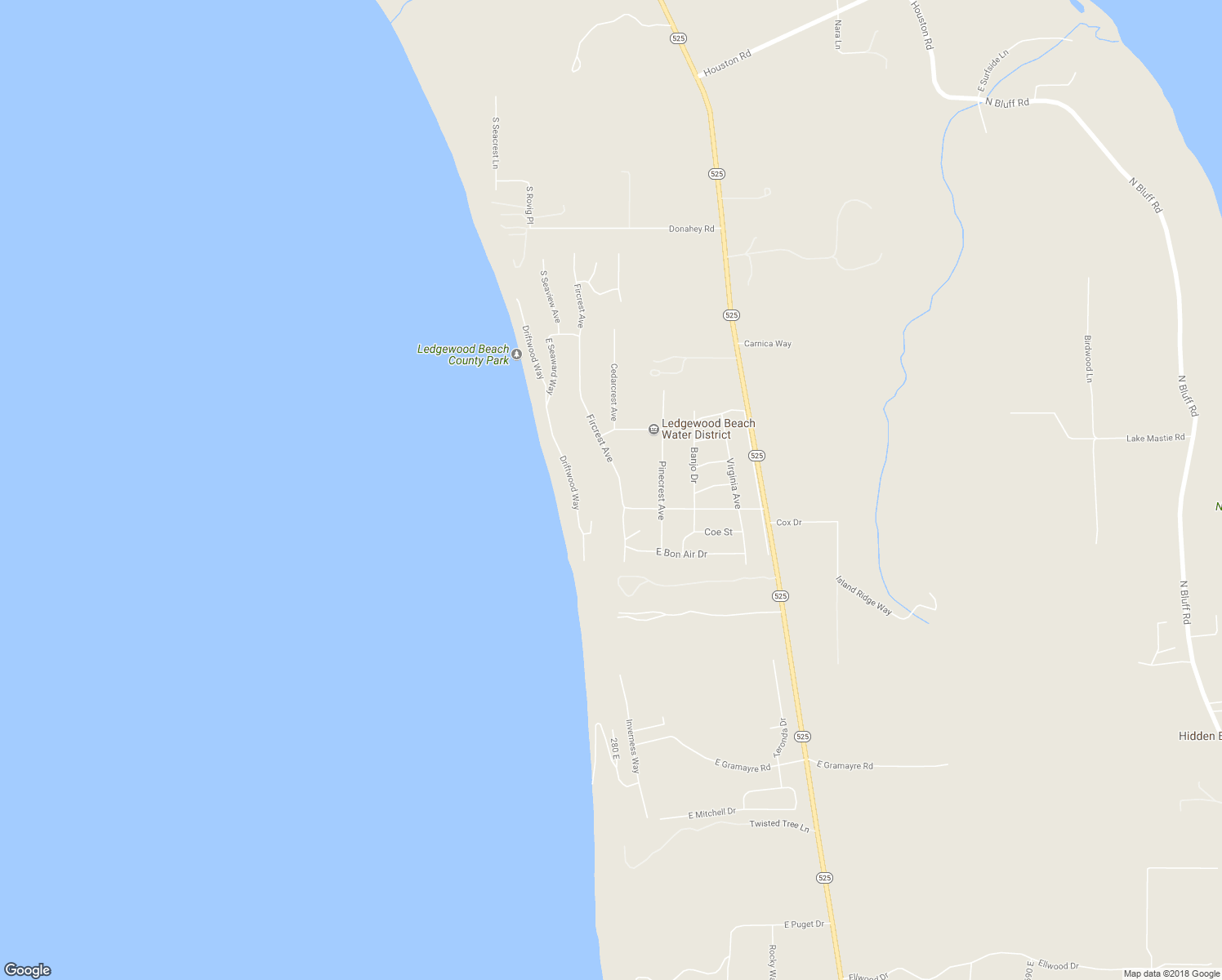 map of restaurants, bars, coffee shops, grocery stores, and more near 1976 Fircrest Avenue in Coupeville