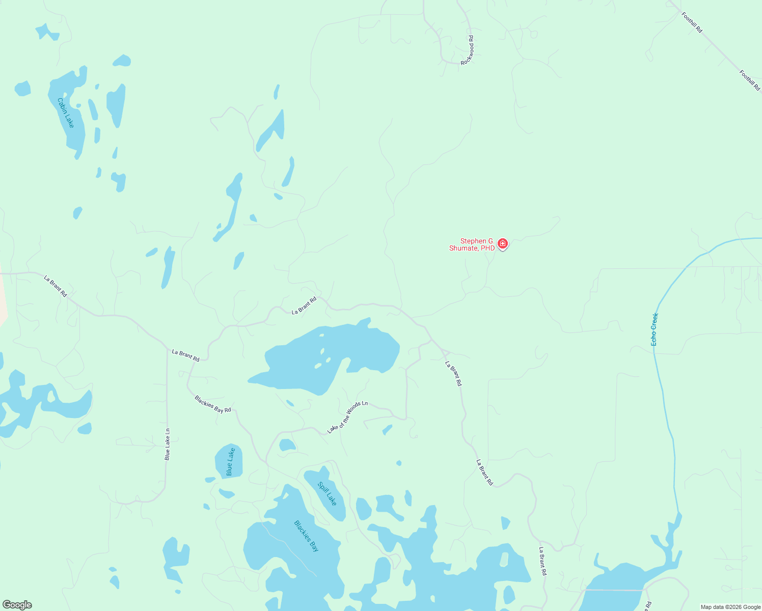 map of restaurants, bars, coffee shops, grocery stores, and more near 1275 La Brant Road in Bigfork