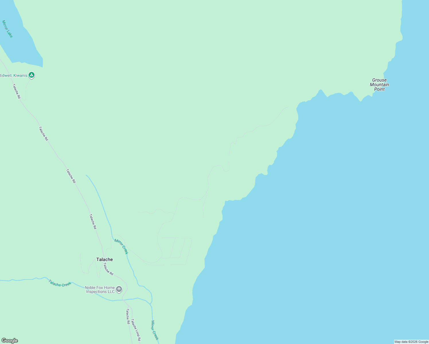 map of restaurants, bars, coffee shops, grocery stores, and more near 816 Ponderosa Terrace Estate Access Road in Sagle