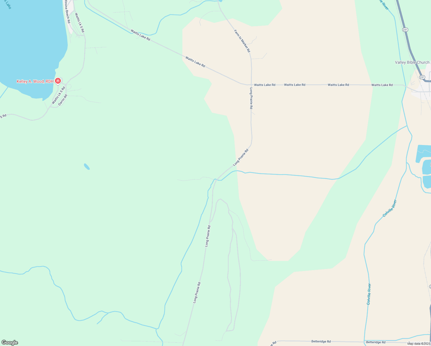 map of restaurants, bars, coffee shops, grocery stores, and more near 3101-3193 Long Prairie Road in Valley