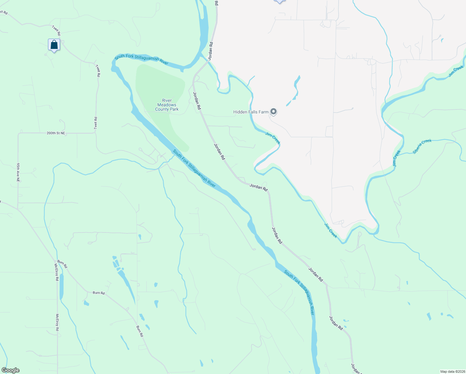 map of restaurants, bars, coffee shops, grocery stores, and more near 19528 Jordan Road in Arlington