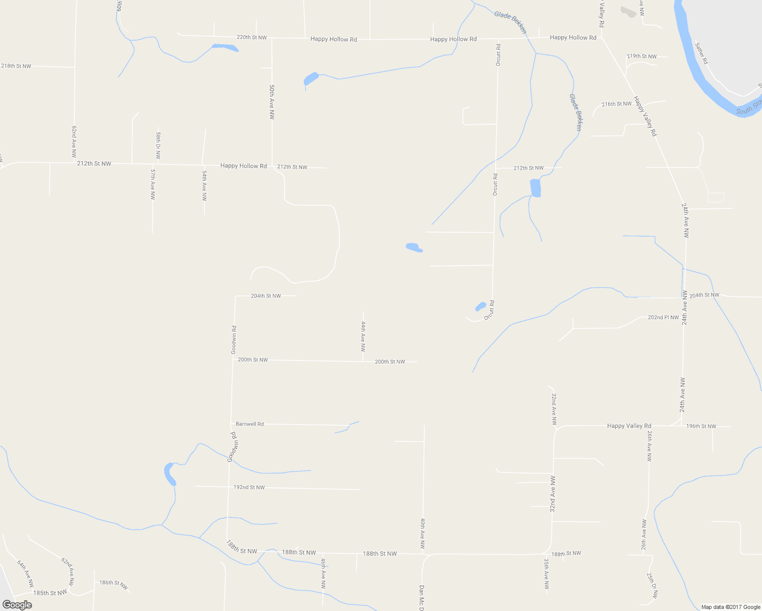 map of restaurants, bars, coffee shops, grocery stores, and more near 20303 44th Avenue Northwest in Stanwood