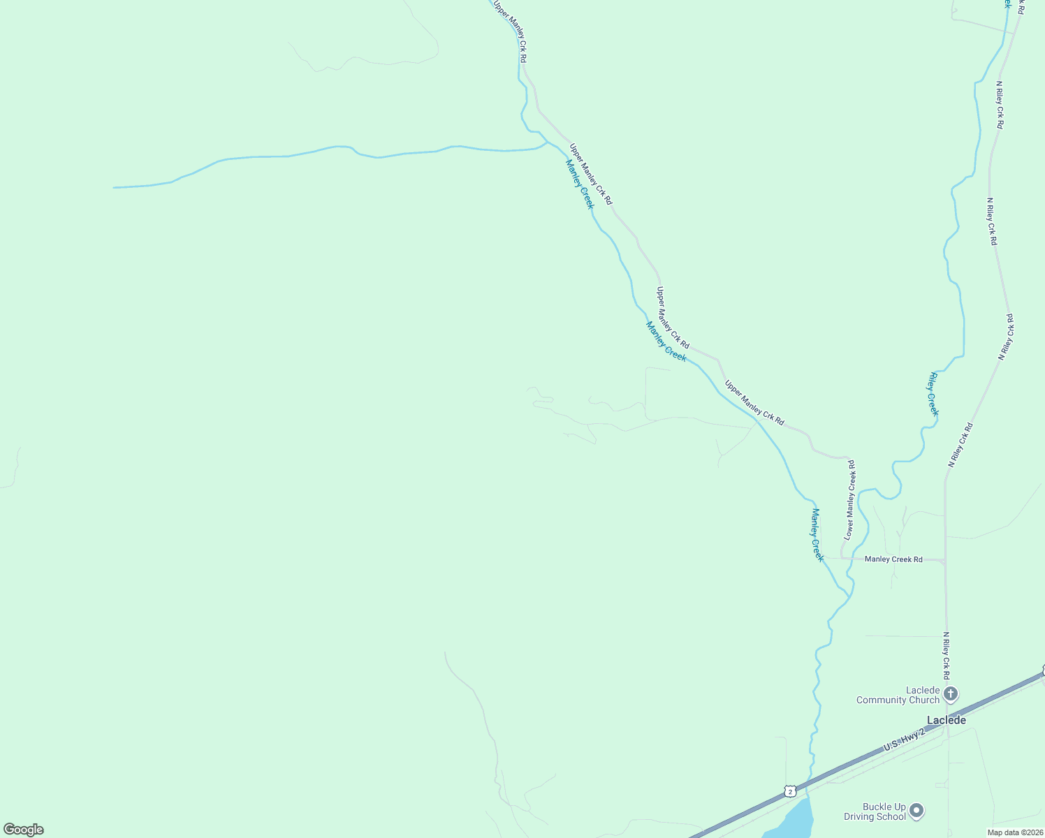 map of restaurants, bars, coffee shops, grocery stores, and more near 632 Lower Manley Creek Road in Priest River