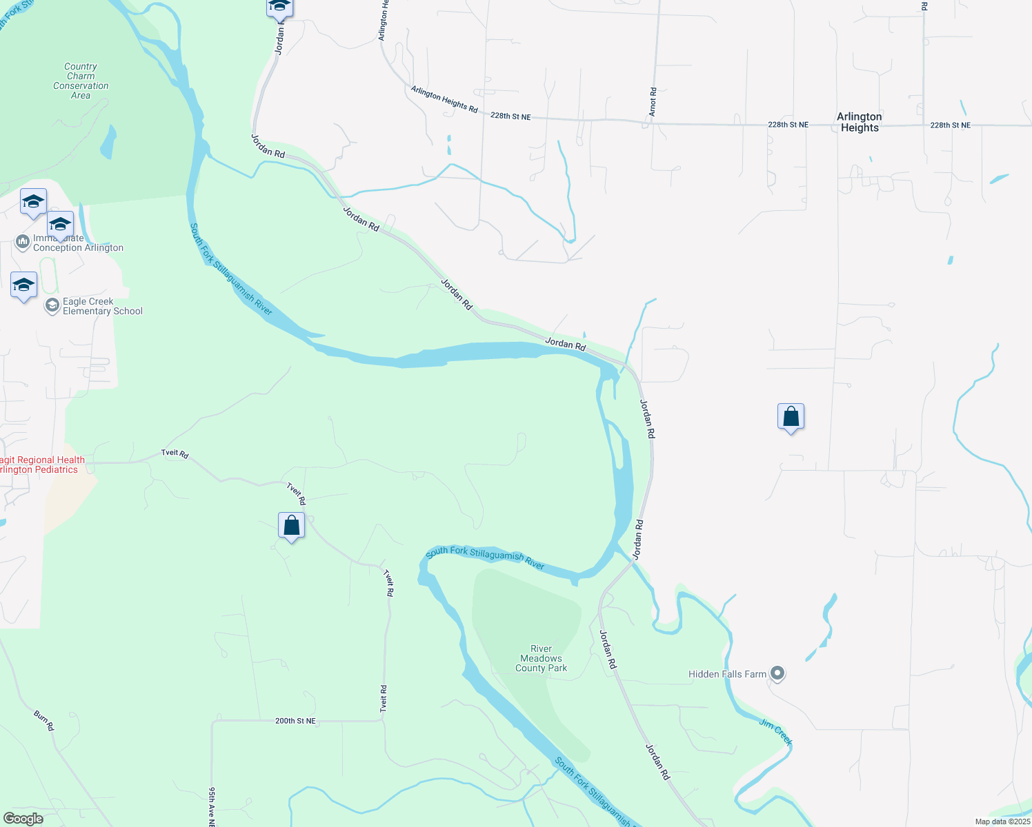 map of restaurants, bars, coffee shops, grocery stores, and more near 10915 Sixrud Road in Arlington