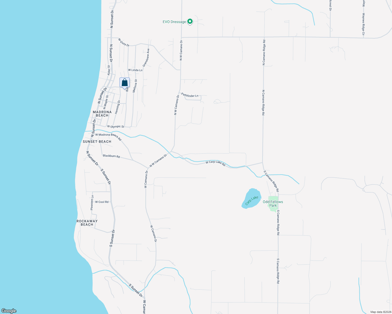 map of restaurants, bars, coffee shops, grocery stores, and more near 67 North Gilbertson Road in Camano