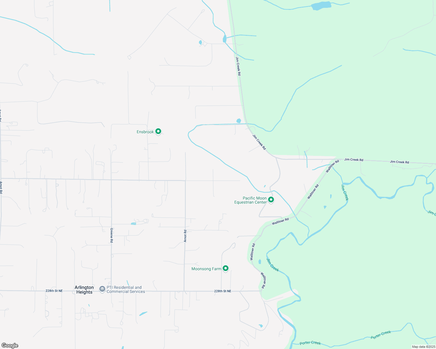 map of restaurants, bars, coffee shops, grocery stores, and more near 13811 240th St NE in Arlington