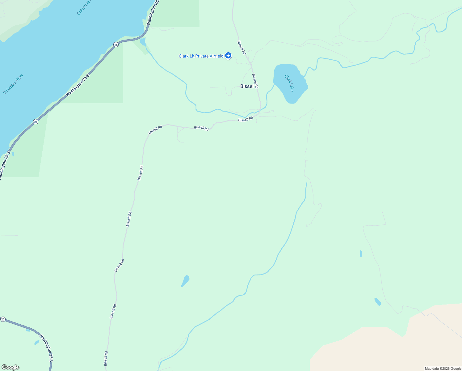 map of restaurants, bars, coffee shops, grocery stores, and more near Bissell Road in Hunters