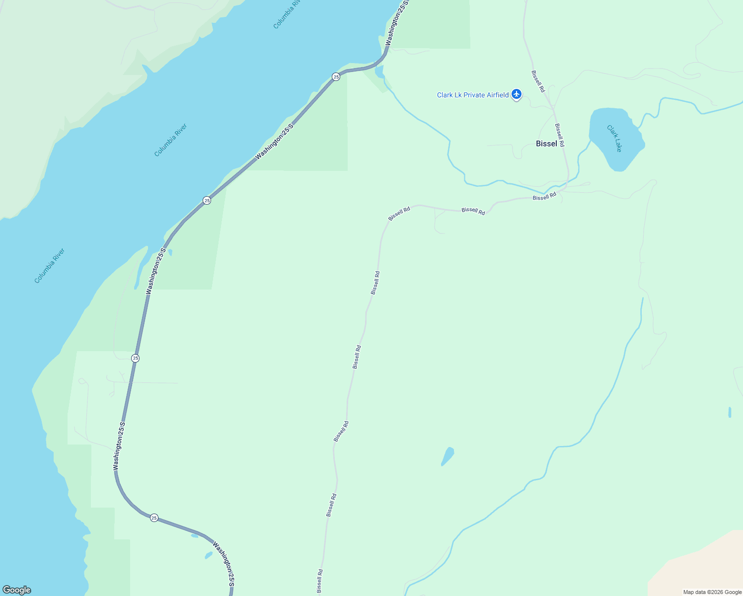 map of restaurants, bars, coffee shops, grocery stores, and more near Bissell Road in Hunters
