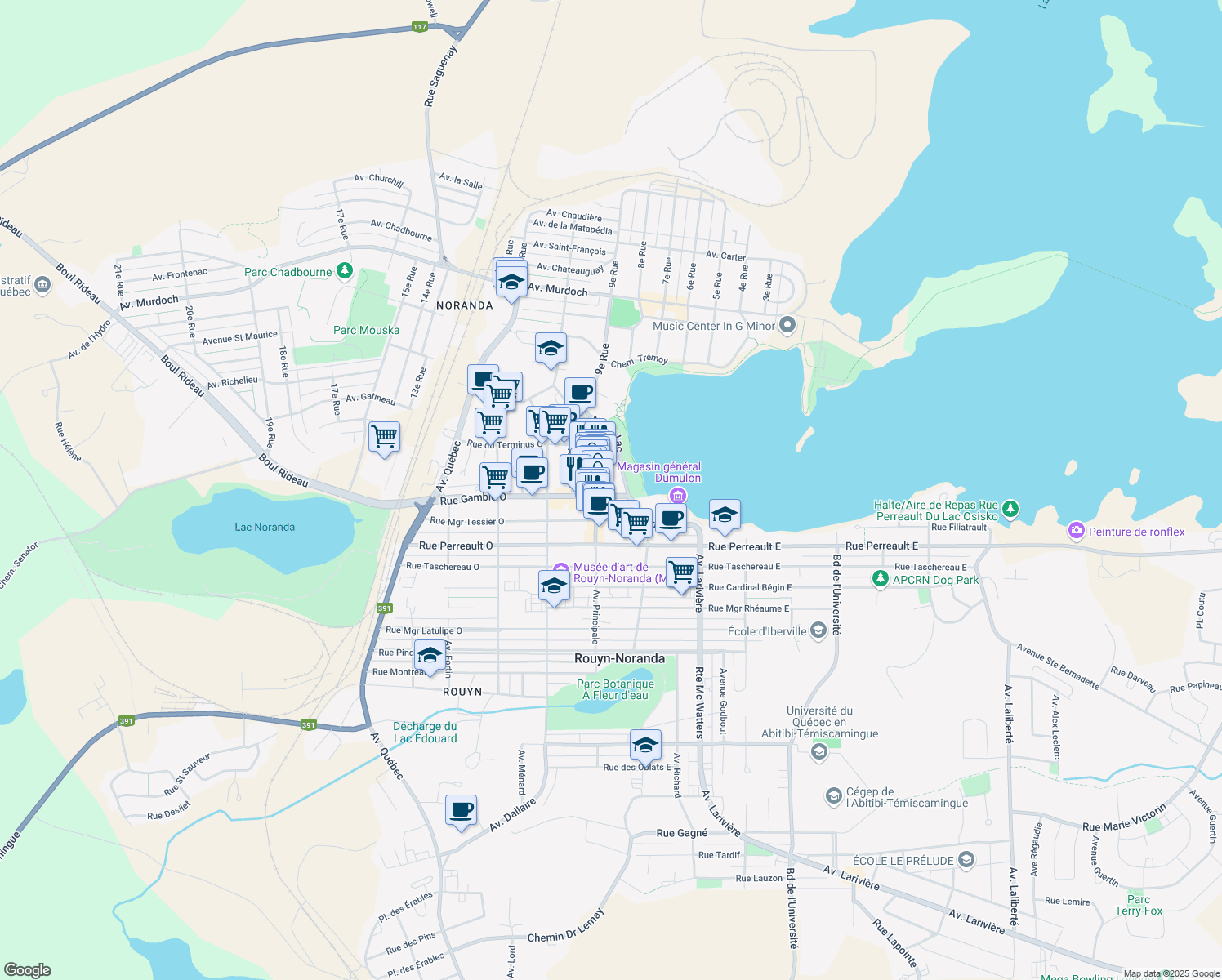 25 Rue Gamble Ouest, RouynNoranda QC Walk Score