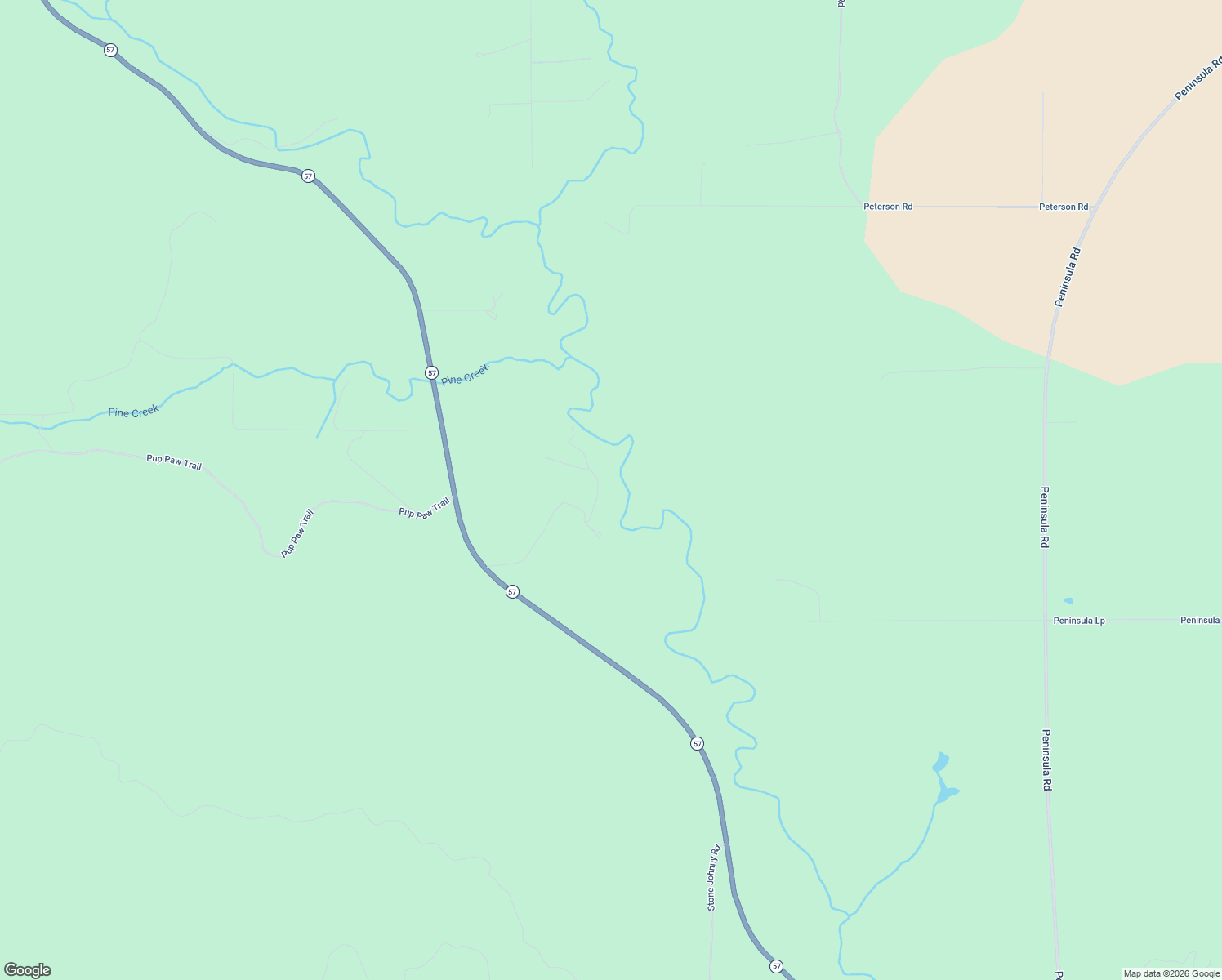 map of restaurants, bars, coffee shops, grocery stores, and more near 351 West Branch Road in Priest River