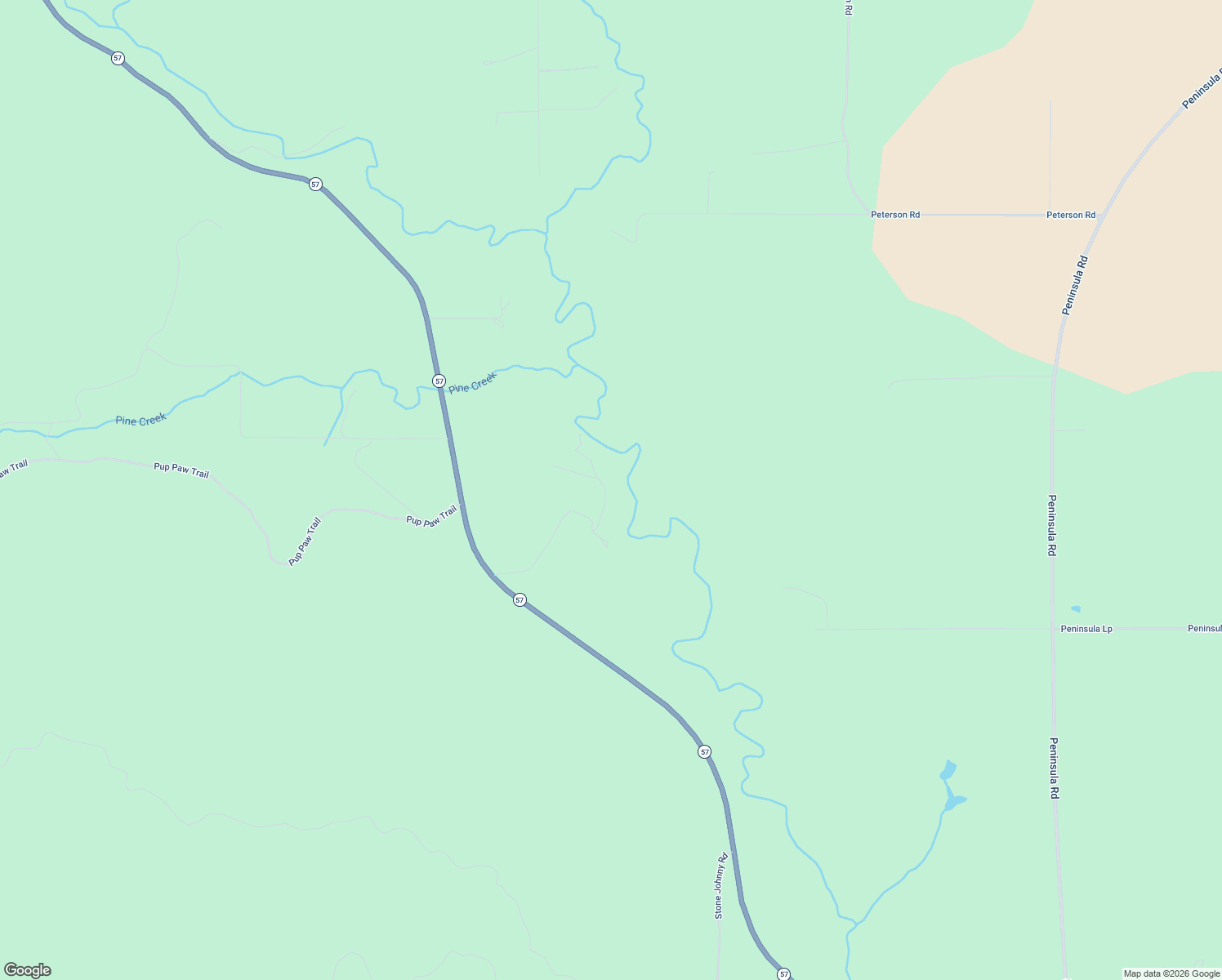 map of restaurants, bars, coffee shops, grocery stores, and more near 351 West Branch Road in Priest River
