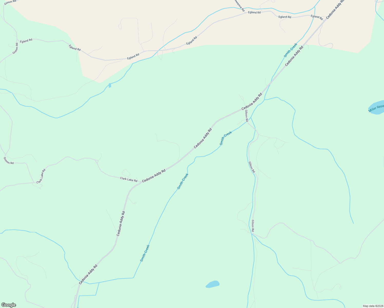 map of restaurants, bars, coffee shops, grocery stores, and more near 2477 Cedonia-Addy Road in Addy