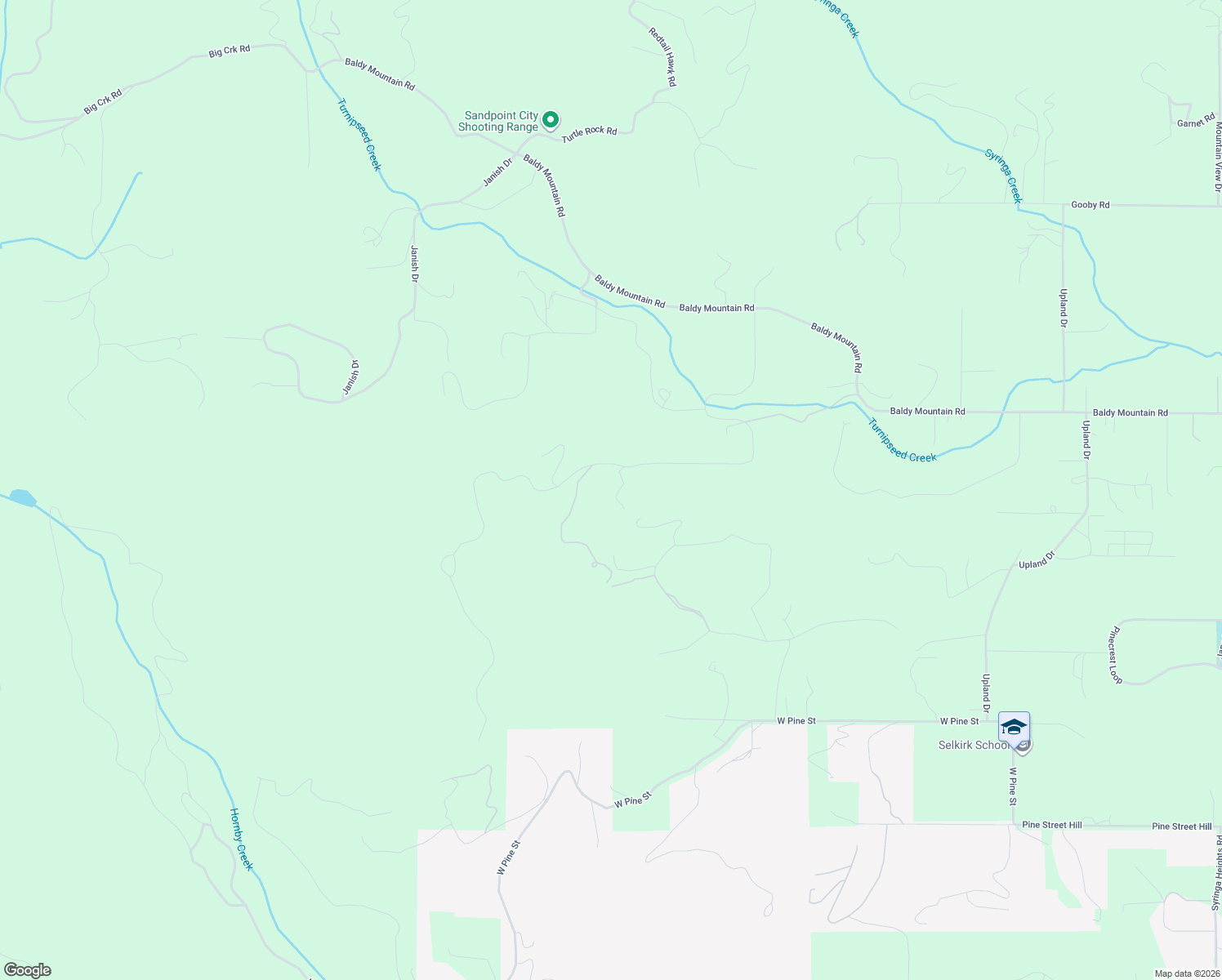map of restaurants, bars, coffee shops, grocery stores, and more near 855 Wood View Road in Sandpoint