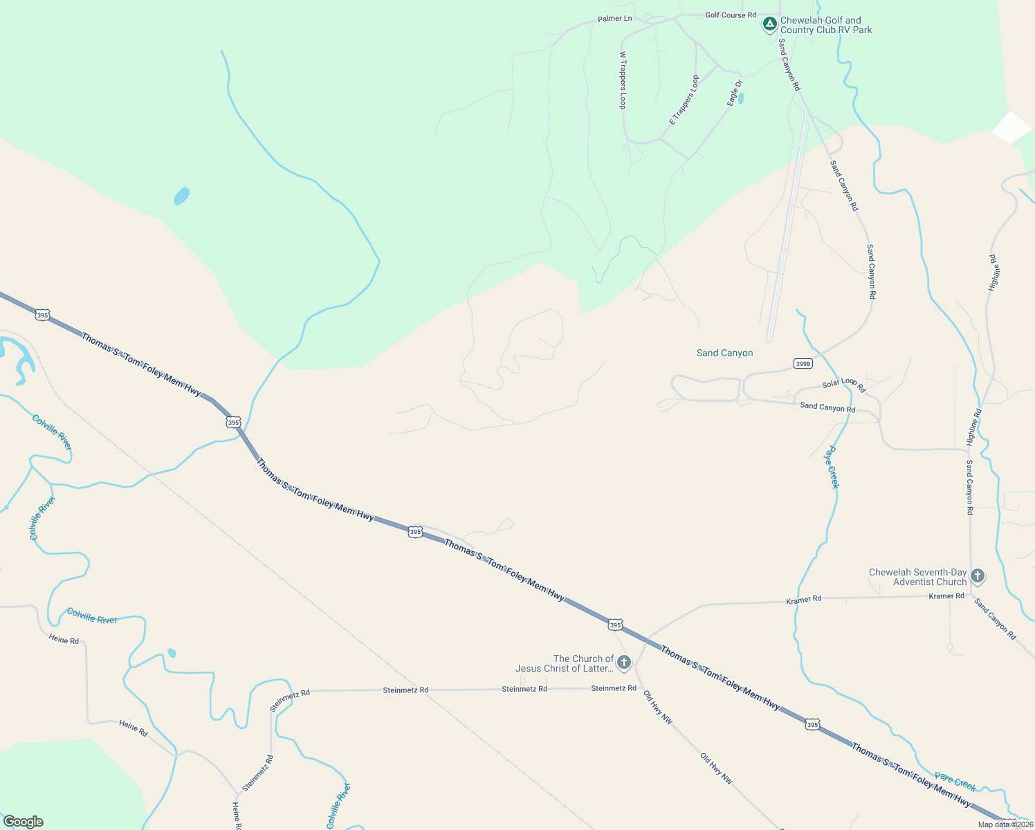 map of restaurants, bars, coffee shops, grocery stores, and more near in Chewelah