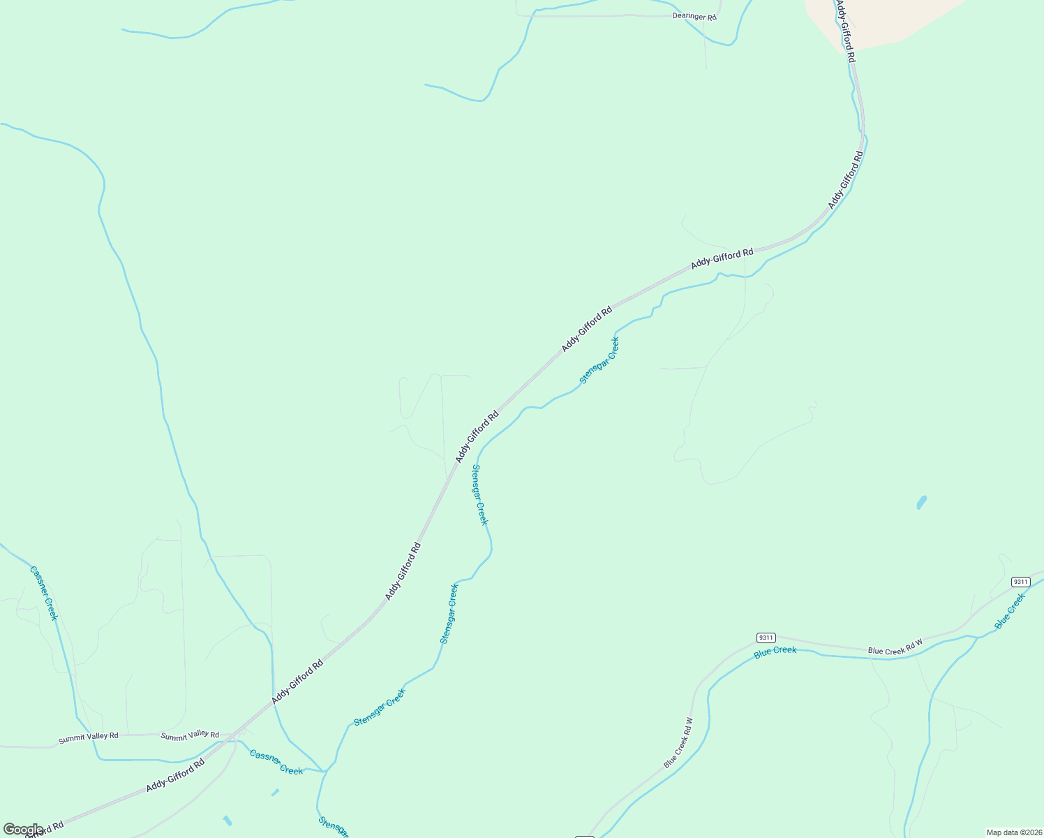 map of restaurants, bars, coffee shops, grocery stores, and more near 1905 Addy-Gifford Road in Addy