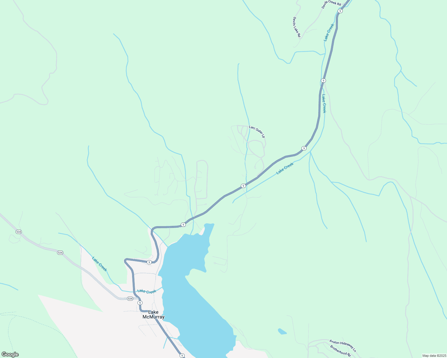map of restaurants, bars, coffee shops, grocery stores, and more near 22058 Highway 9 in Mount Vernon