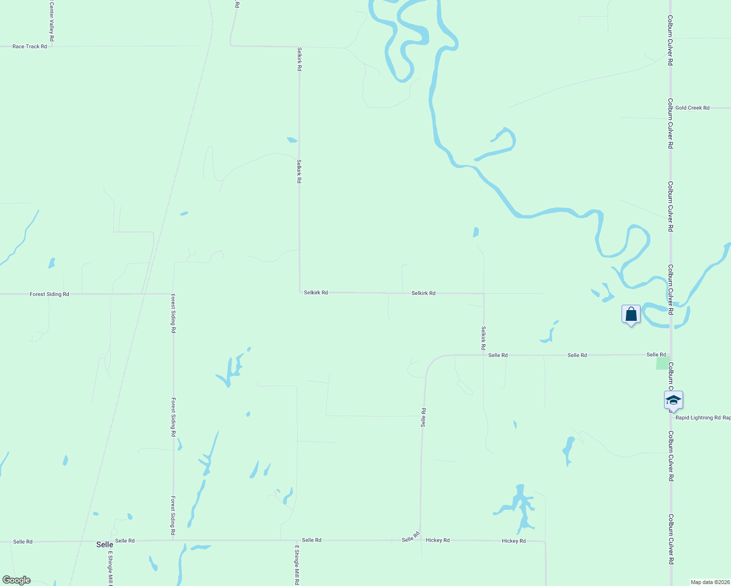 map of restaurants, bars, coffee shops, grocery stores, and more near 780 Selkirk Road in Sandpoint