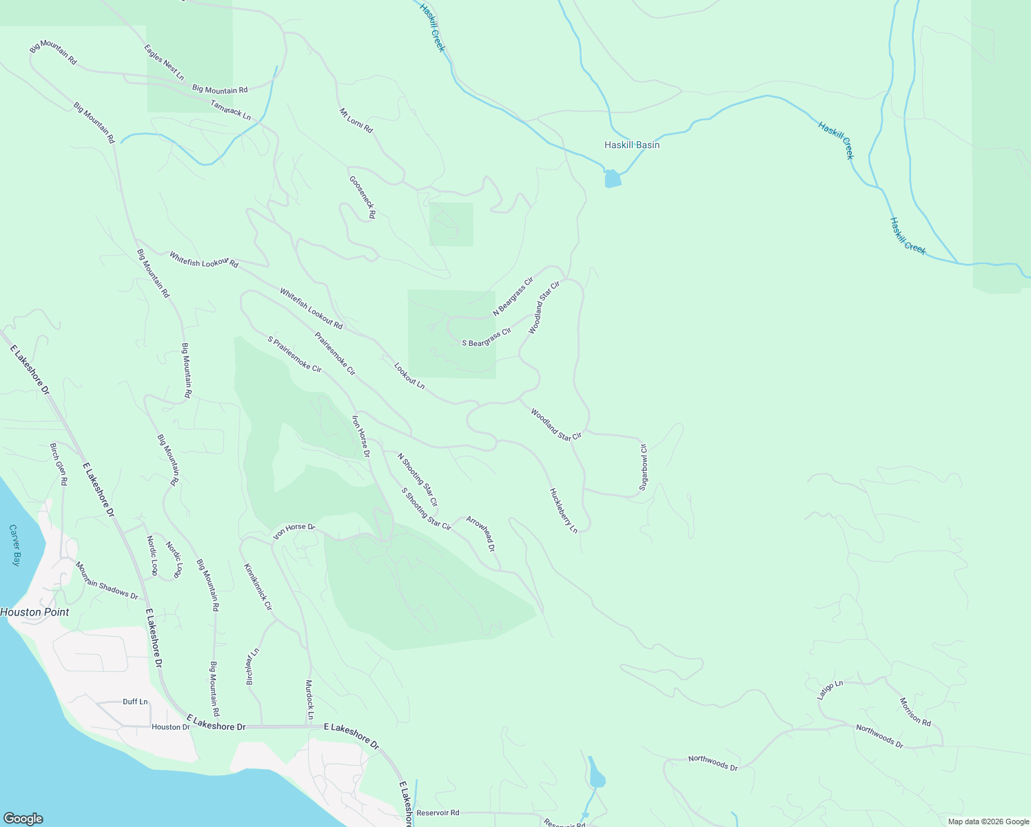 map of restaurants, bars, coffee shops, grocery stores, and more near 3027 Iron Horse Dr in Whitefish