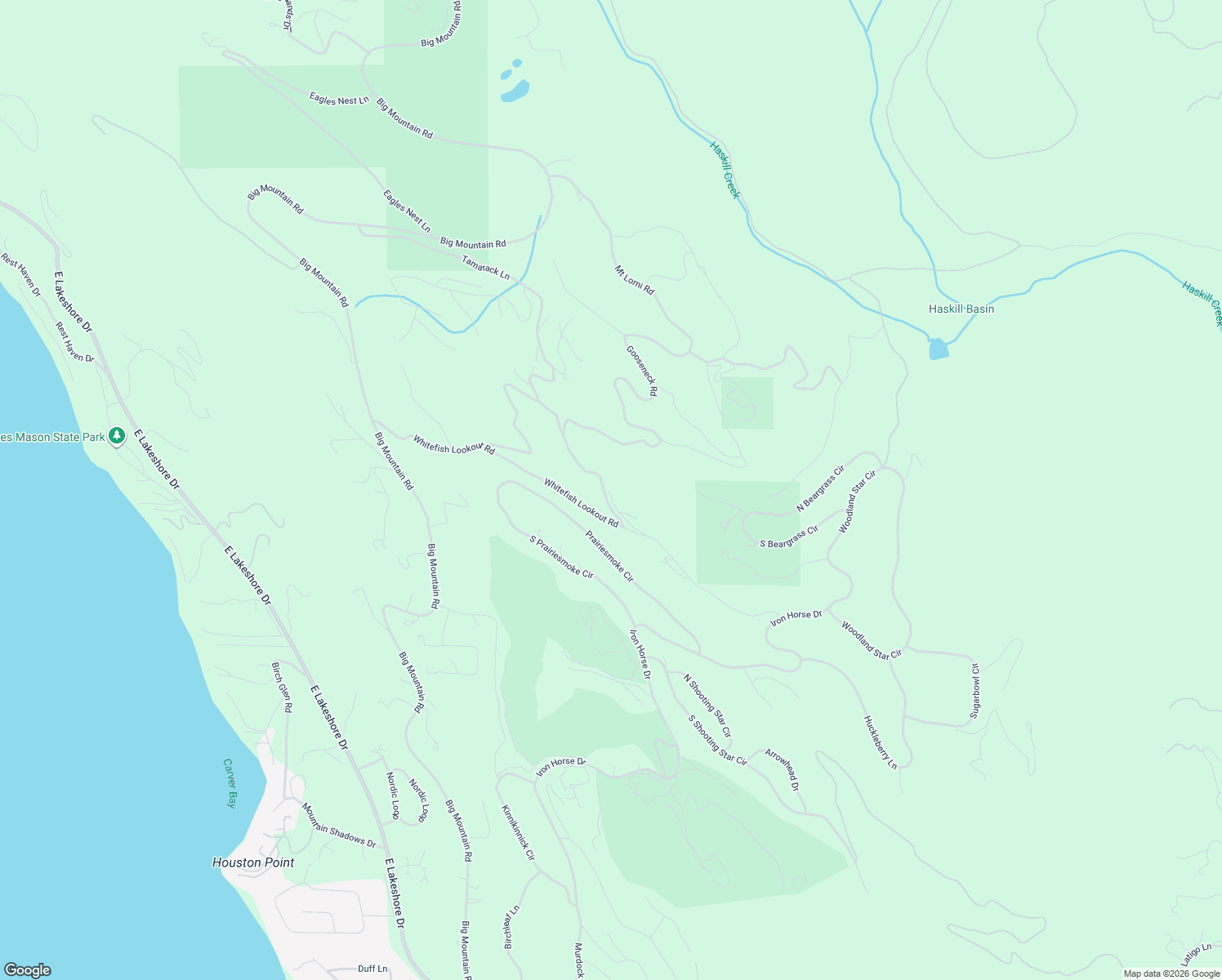 map of restaurants, bars, coffee shops, grocery stores, and more near 168 Whitefish Lookout Road in Whitefish