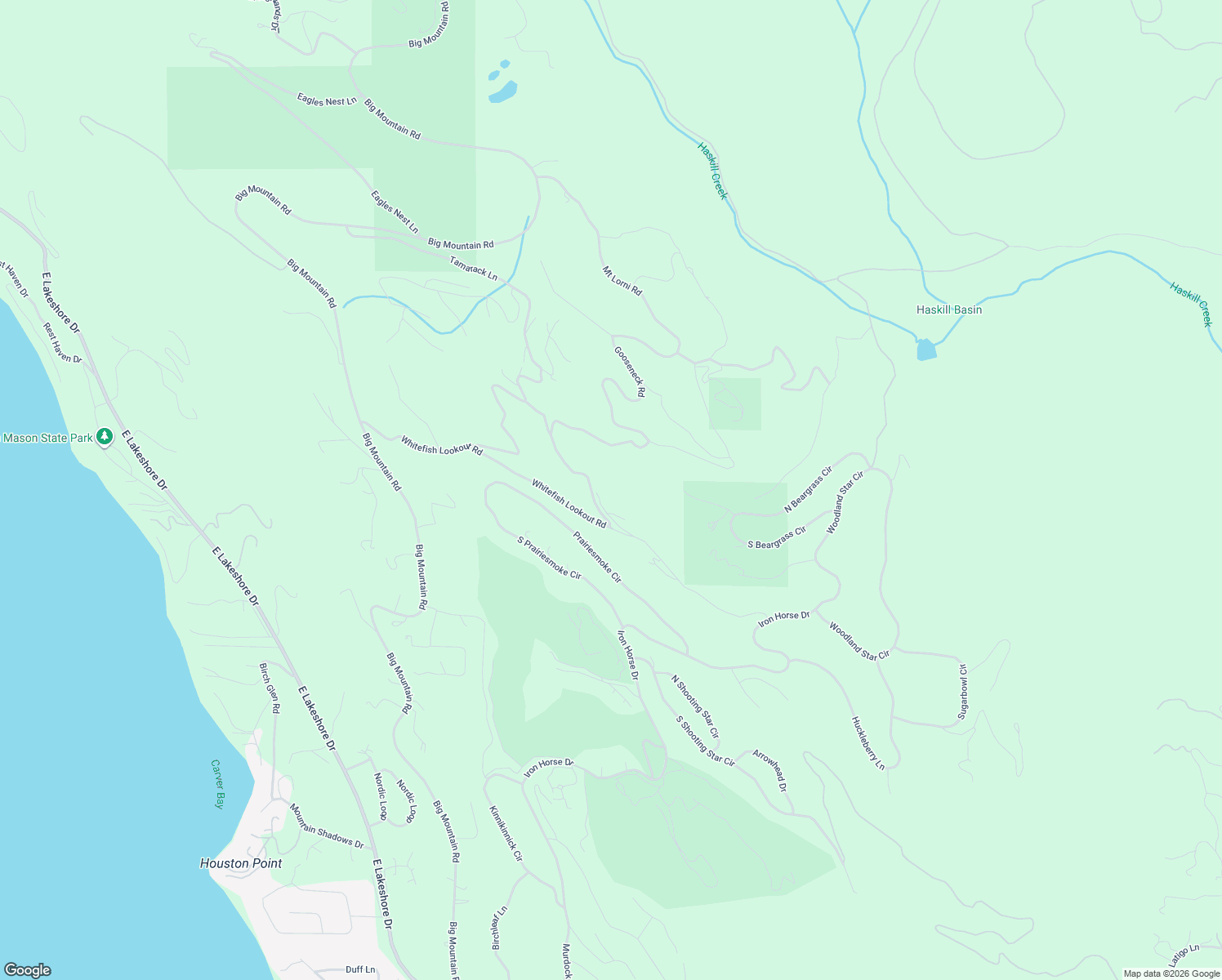 map of restaurants, bars, coffee shops, grocery stores, and more near 168 Whitefish Lookout Road in Whitefish