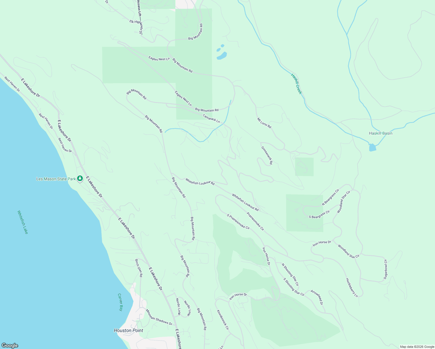 map of restaurants, bars, coffee shops, grocery stores, and more near 201 Whitefish Lookout Road in Whitefish