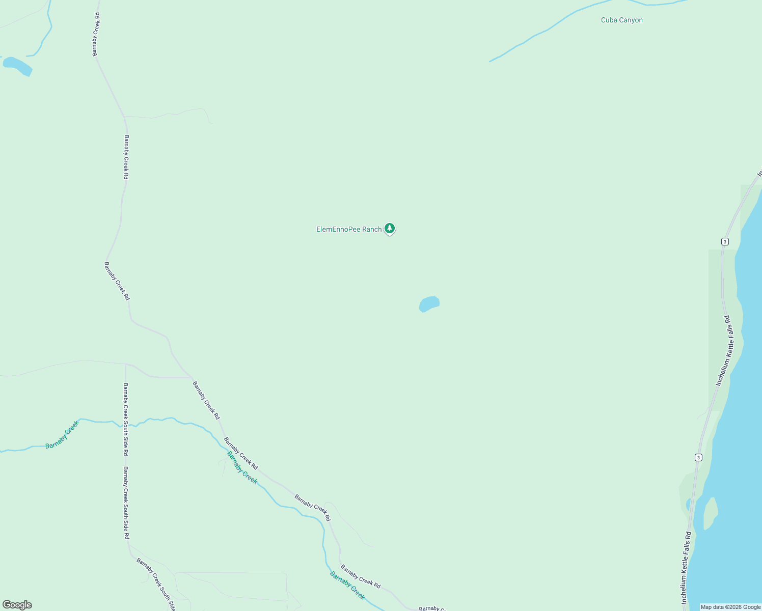 map of restaurants, bars, coffee shops, grocery stores, and more near in Inchelium