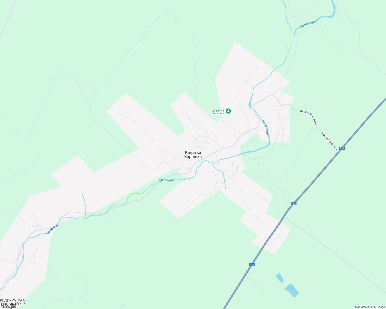 map of restaurants, bars, coffee shops, grocery stores, and more near in Karpivka