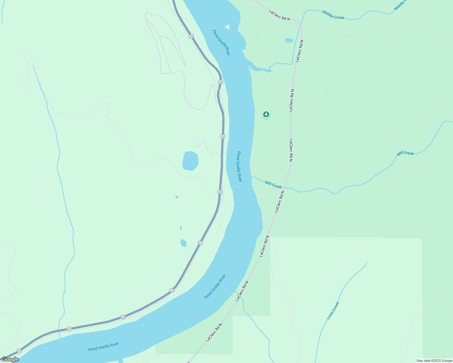 map of restaurants, bars, coffee shops, grocery stores, and more near 92 Woodland Road in Cusick