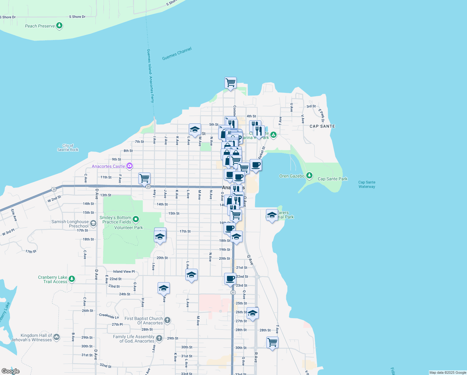 Anacortes WA Walk Score