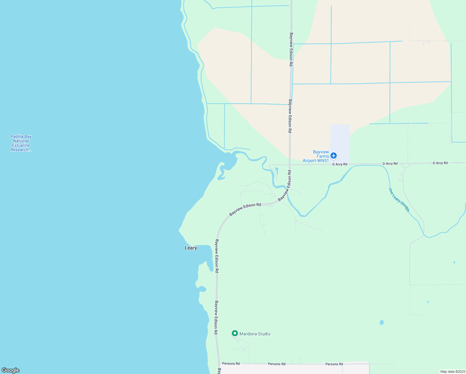 map of restaurants, bars, coffee shops, grocery stores, and more near 9140 Bayview Edison Road in Bow