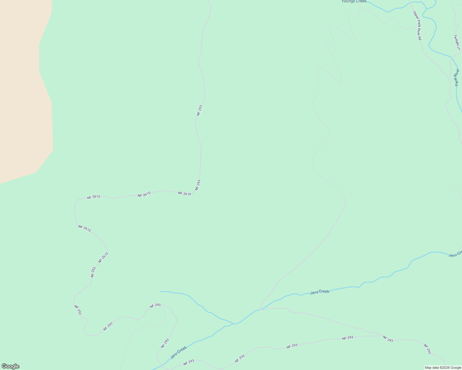 map of restaurants, bars, coffee shops, grocery stores, and more near National Forest Development Road 293 in Sandpoint