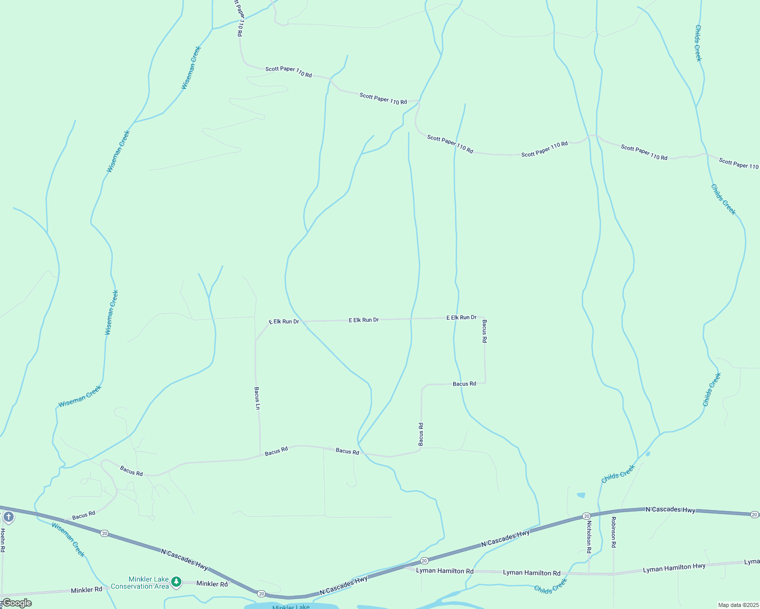 map of restaurants, bars, coffee shops, grocery stores, and more near 29493 East Elk Run Drive in Sedro-Woolley