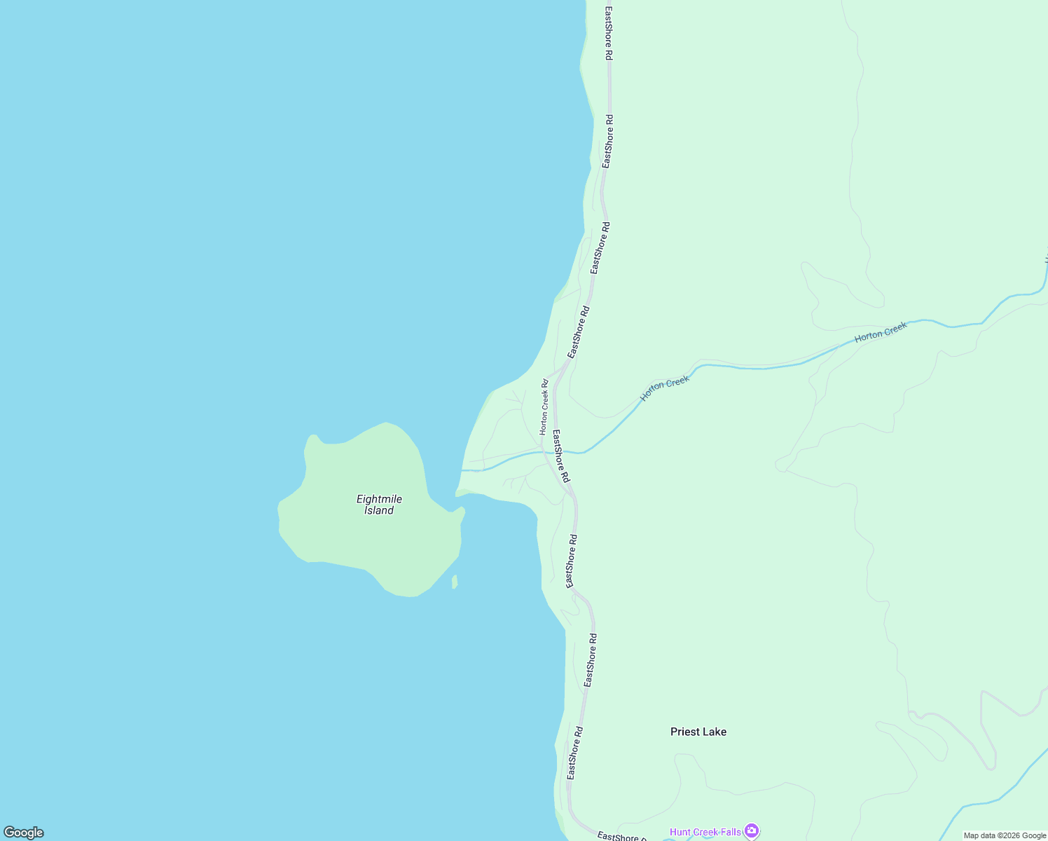 map of restaurants, bars, coffee shops, grocery stores, and more near Eight Mile Road in Coolin