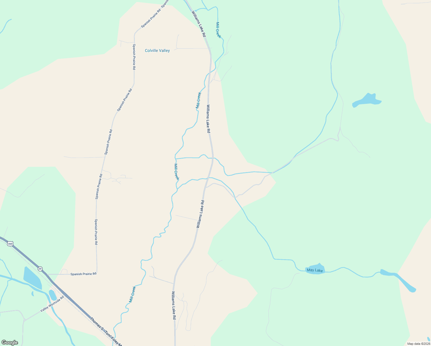 map of restaurants, bars, coffee shops, grocery stores, and more near 386 Williams Lake Road in Colville