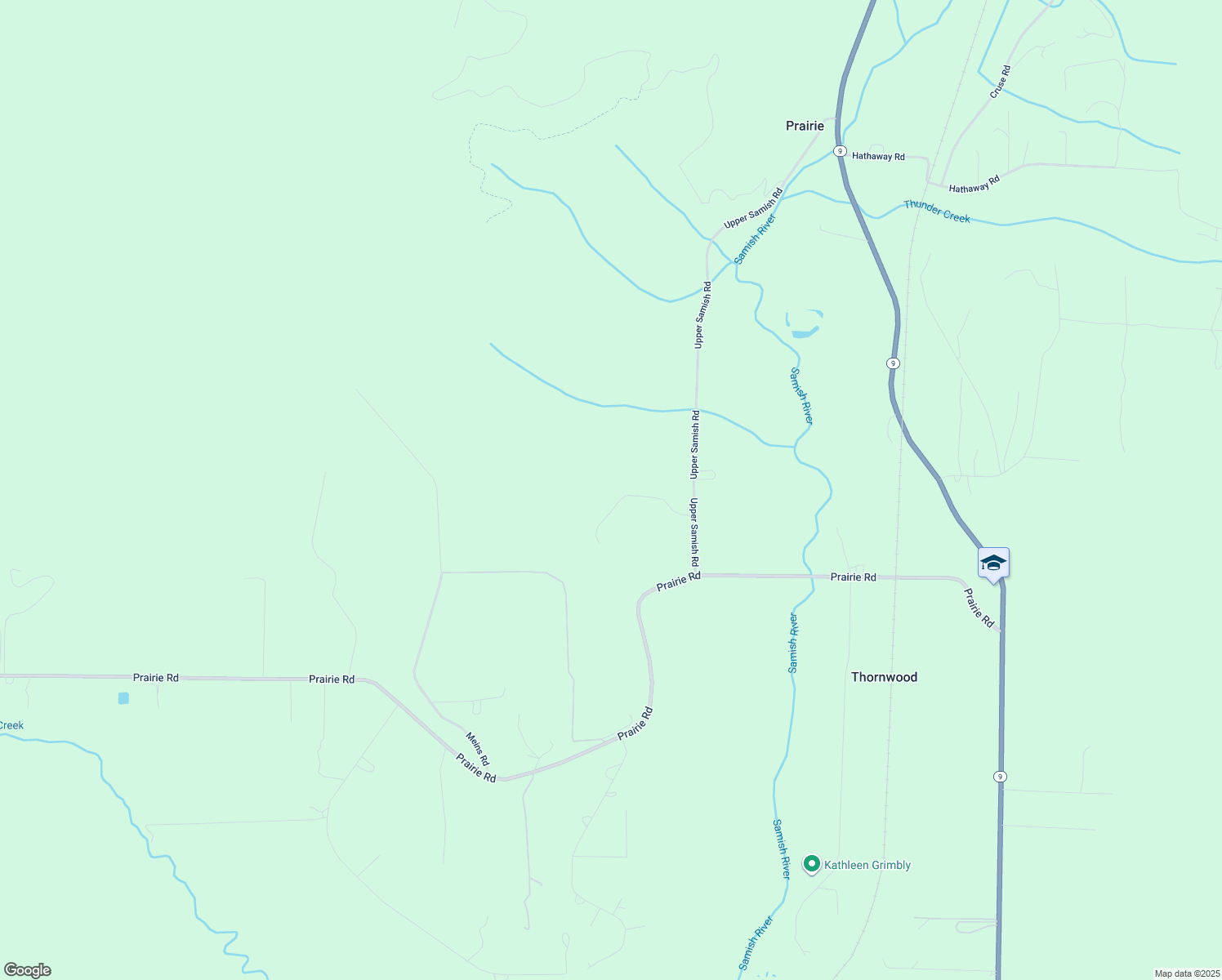 map of restaurants, bars, coffee shops, grocery stores, and more near 23092 Meadow View Lane in Sedro-Woolley