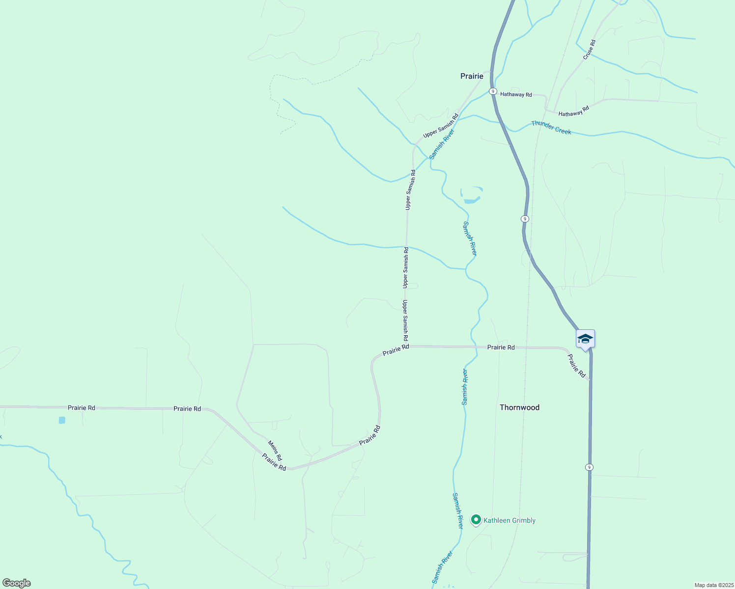 map of restaurants, bars, coffee shops, grocery stores, and more near 23092 Meadow View Lane in Sedro-Woolley